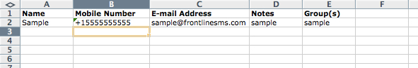 Importing Multiple Contacts Headings